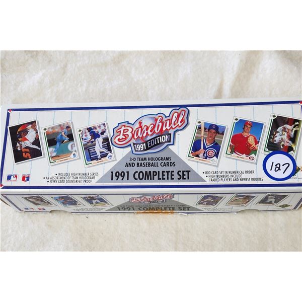 1991 Upper Deck Baseball set