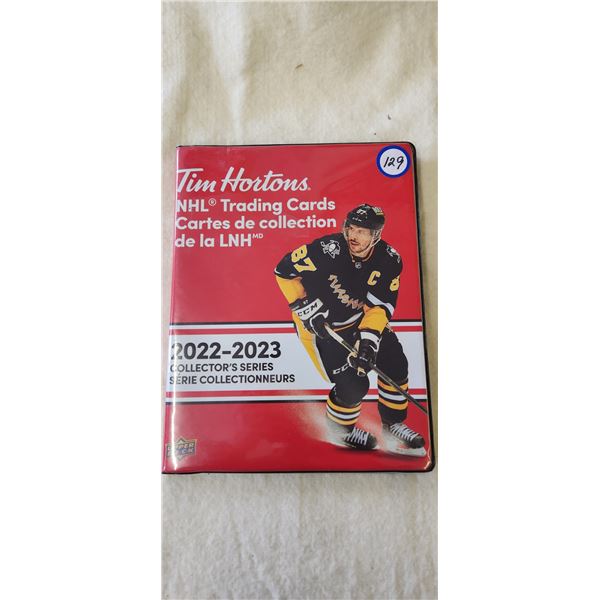 2022-23 Tim hortons (120) card set plus binder