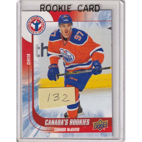 2015-16 Upper Deck Prominent Rookie Card Connor McDavid