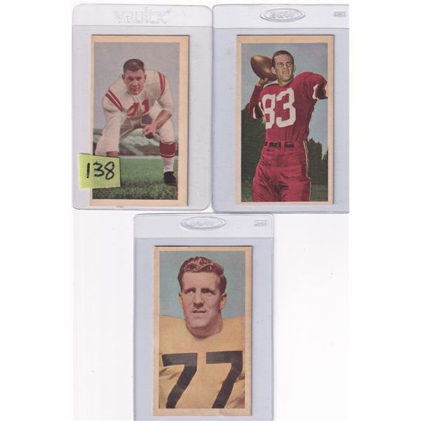 (3) 1953 CFL Blue Ribbon Tea Tall Boy cardf