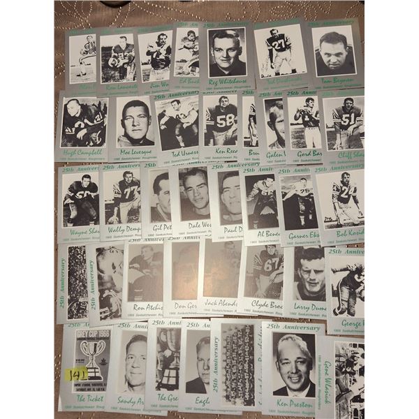 25th Anniversary of 1966 Roughrider card set