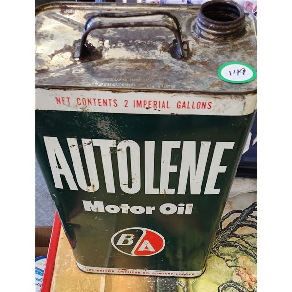 B/A Autolene 2 Galllon Tin