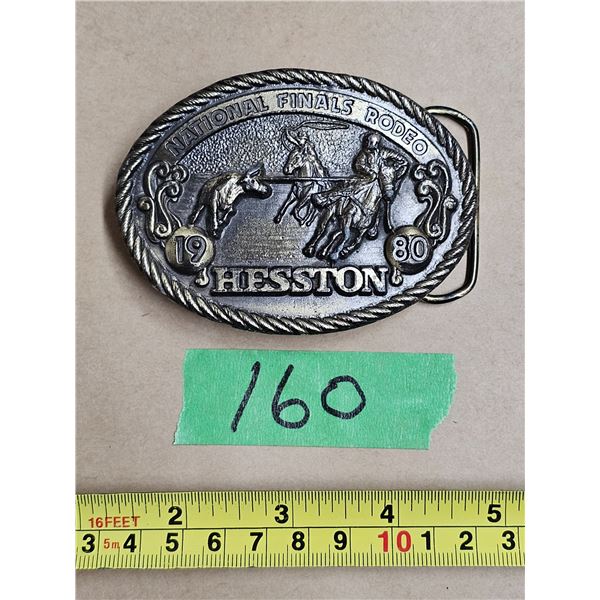 1980 National Finals Rodeo Hesston Belt Buckle. “Limited Sixth Edition Collector’s