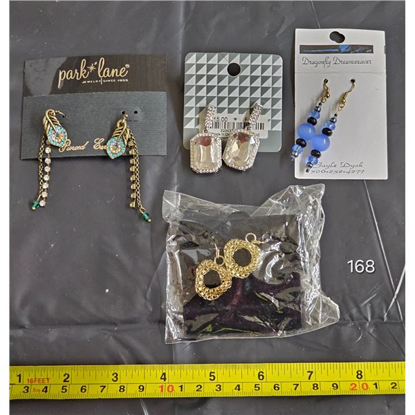 (4) Pairs of Earrings inc. Park Lane