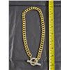 Image 1 : 9” Gold Coloured “Bling” Necklace