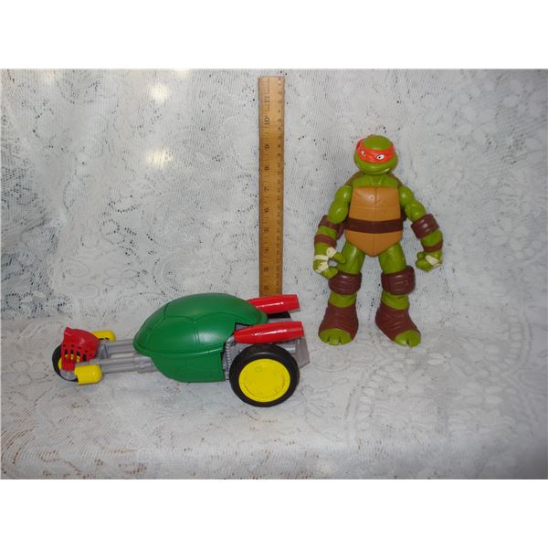 Ninja Turtle And Vehicle