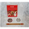 Image 2 : Coke Collectibles  Recipes That Go Well With Coke  Ruler  Pinbacks