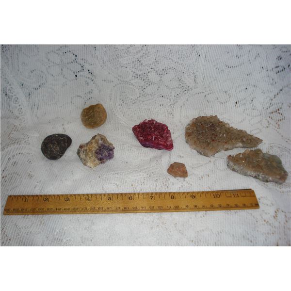 Rocks  Some With Crystal Structure