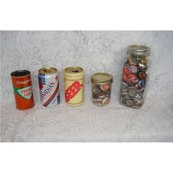Collectible Cans And Bottle Caps