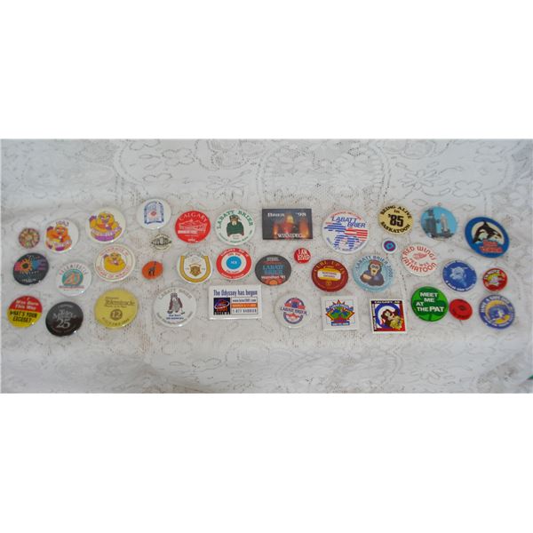Pinback Lot  Curling  Telemiracle  Etc