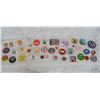 Image 1 : Pinback Lot  Curling  Telemiracle  Etc