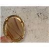 Image 2 : Vintage Agate Brooch  Approx 5 cm