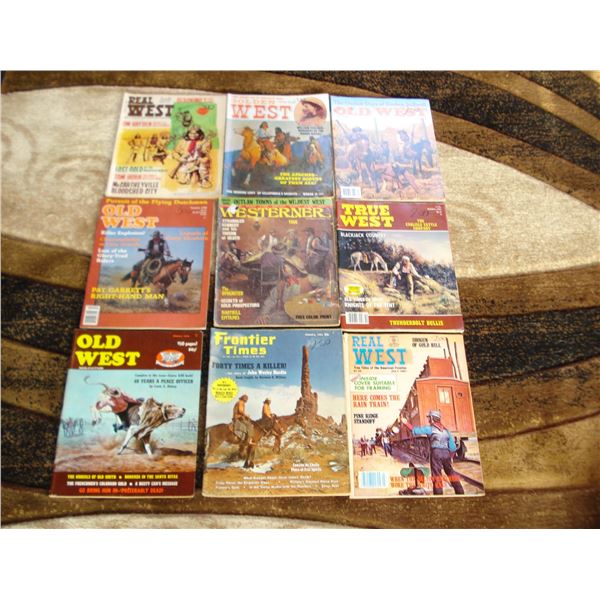 9 Vintage Western Magazines