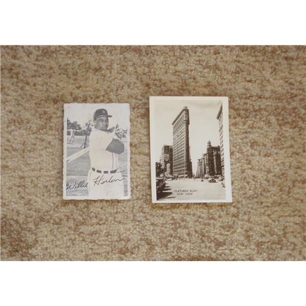 Antique Photo Of Iconic Flatiron Building New York and Willie Horton