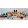 Image 1 : Flat Of Items  Chauffeur Badge  Key  Sports Figurines Etc.
