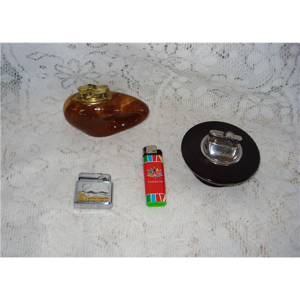 Assorted Vintage Lighters  Dogsled Team is Made In West Germany