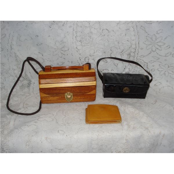 Vintage Purses And Extremely Soft Leather Wallet
