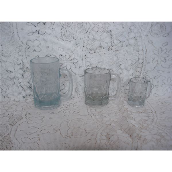 3 Sizes Vintage Embossed A&W Mugs