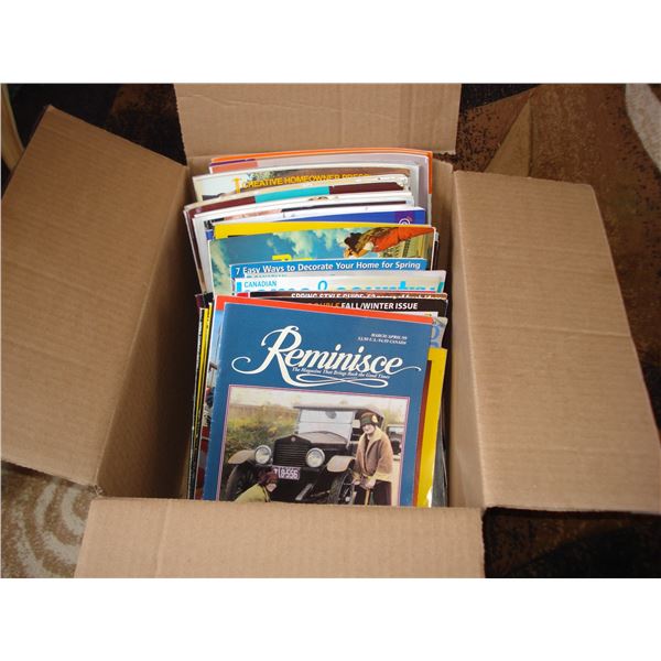 Box of Assorted Magazines  See Pics