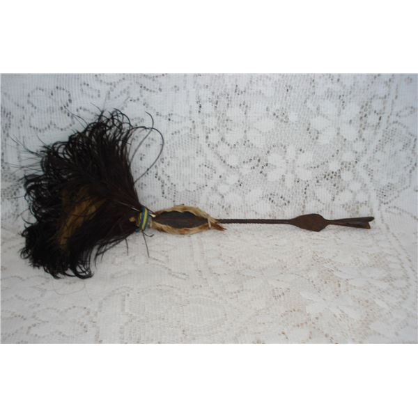 Very Old Item  Appears African Zulu Fits on End of Something  Appears Hand Made See Pics