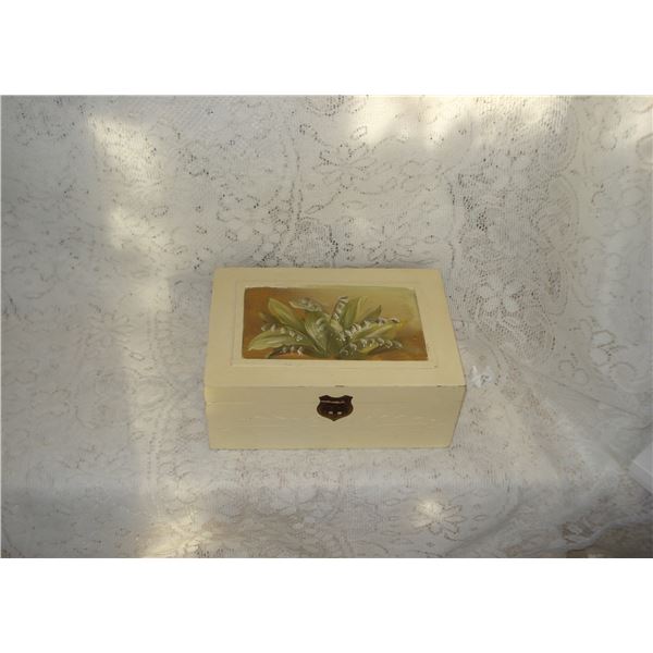 Assorted Jewelry In Lilly Of The Valley Keepsake Box