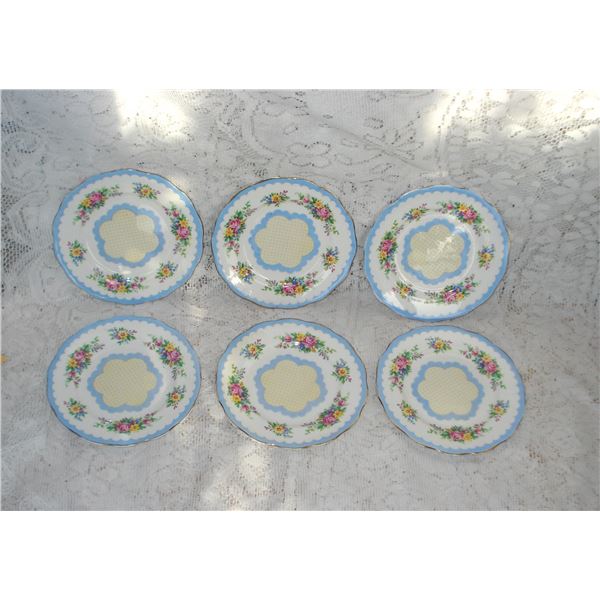 6 Royal Albert Prudence 6.5" Plates