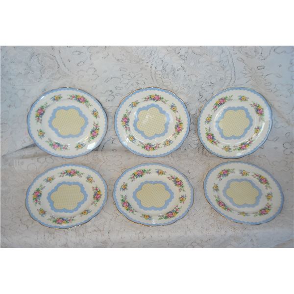 6 Royal Albert Prudence 8" Plates
