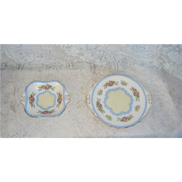Pair Of Royal Albert Prudence Serving Dishes
