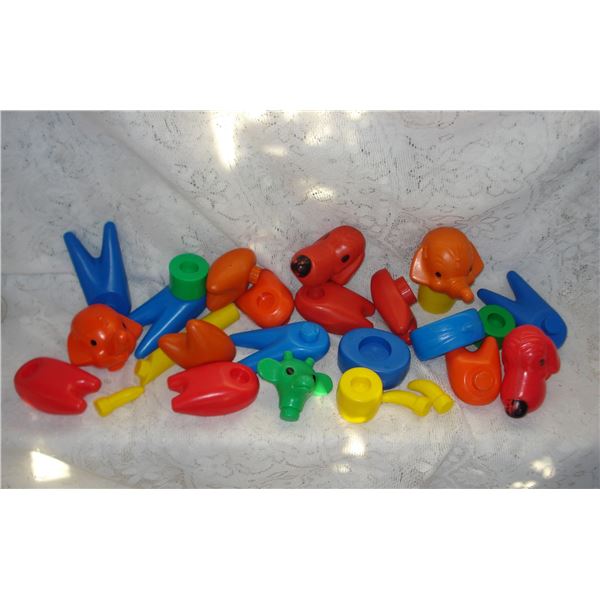 Vintage Tupperware Mix&Match Animals