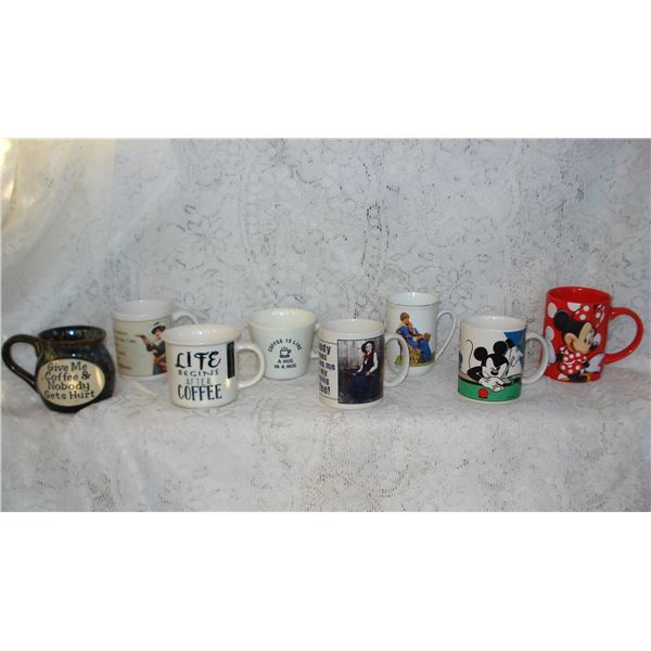 Collection Of Coffee Mugs  Pair Leanin' Tree    Pair Disney  Mugs With Sayings