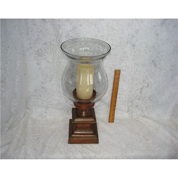 Large Home Décor Candle and Holder