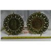 Image 1 : brass decorative plates (made in England