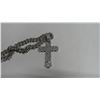 Image 3 : cross necklace silver costume jewelry
