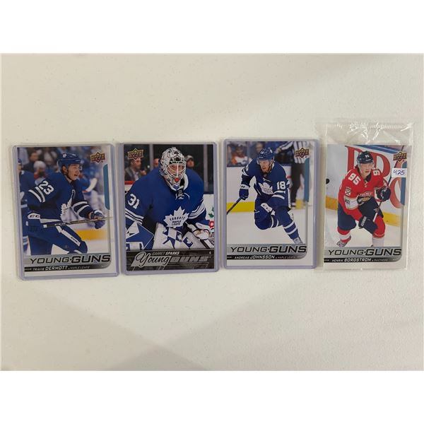 Oversized Young Guns Hockey Cards (4)