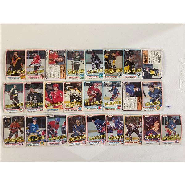 1981-82 OPC Hockey Cards (25)