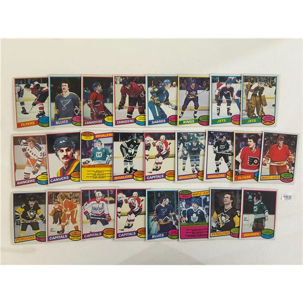 1980-81 OPC Hockey Cards (25)