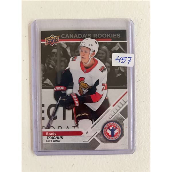 Brady Tkachuk - Rookie Card