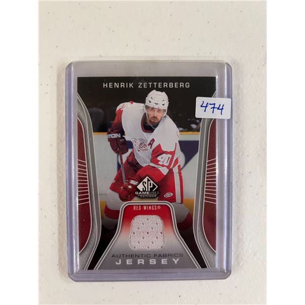 Henrik Zetterberg - Jersey Card
