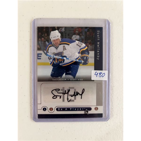 Scott Mellanby - Autographed Hockey Card