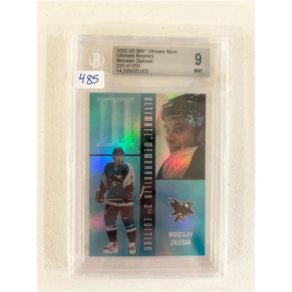 Miroslav Zalesak - Rookie Card - Graded Mint