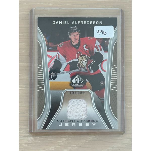 Daniel Alfredsson - Jersey Card
