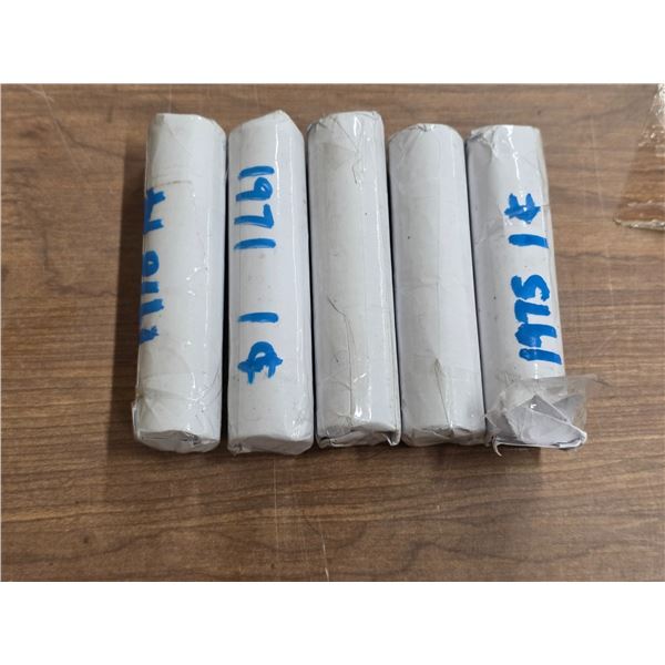 5 rolls of pennies