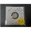 Image 1 : 1907 Canada Silver 5 Cents.