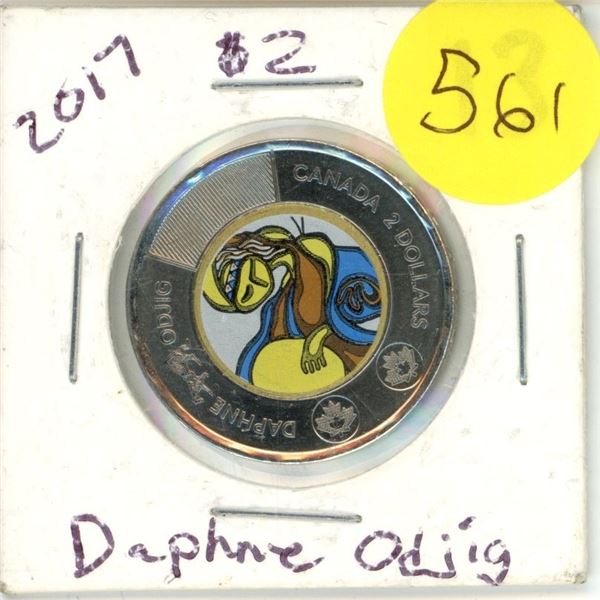 2025 Canada Daphne Odjig Colored Toonie