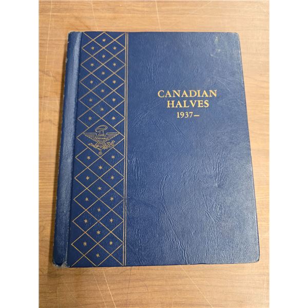 Canadian half dollar coin book- empty