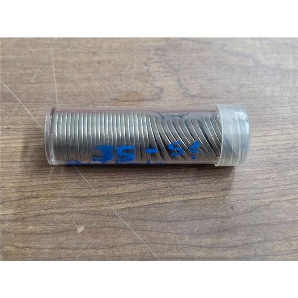 Roll of buffalo nickels