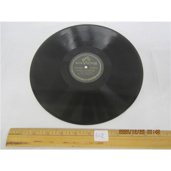 Oscar Peterson Troi Rockin' in Rhythm 78 RPM Record Good Shape