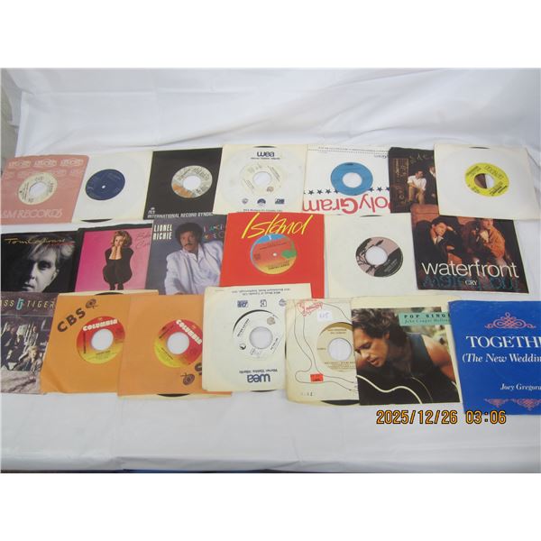 20 1980's 45 RPM Records