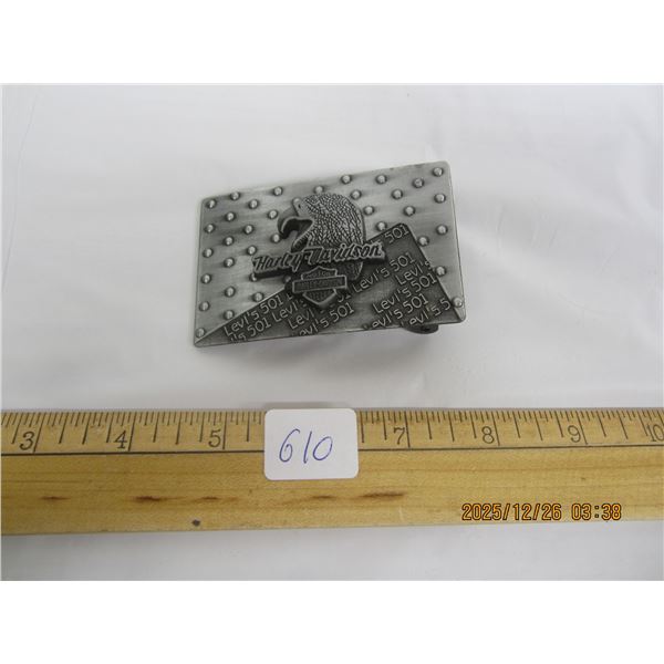 Vintage Harley Davidson Levis 501 Belt Buckle