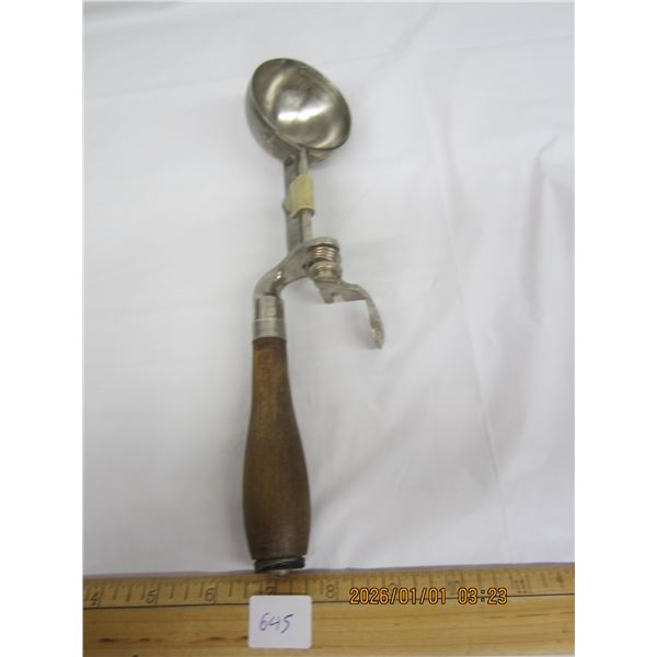 Antique Ice Cream Scoop in Good Working Order
